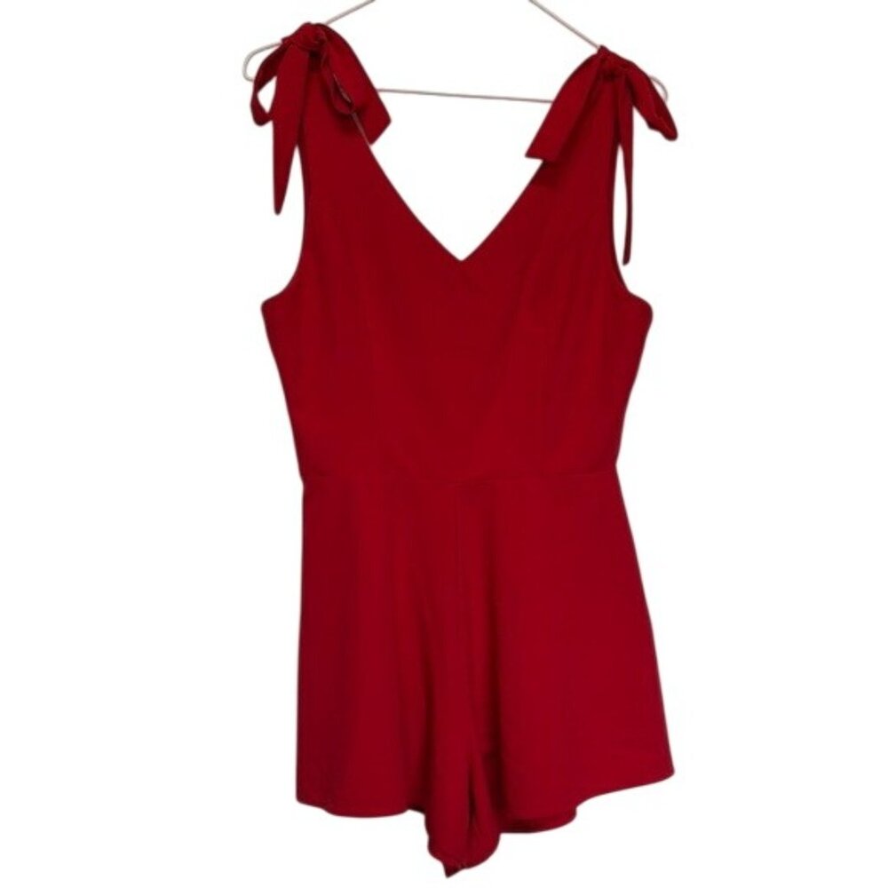 Altar'd State Red Sleeveless Romper, Women's Medium